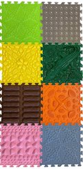 Motricité - Eveil Sensoriels et Tactiles - Tapis puzzle sensoriel crocodile
