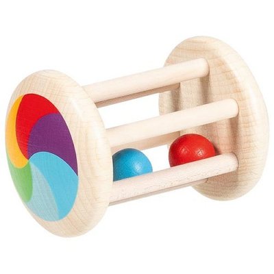 Jouets - Hochets et Jouets Sensoriels - Hochet en bois à grelots 