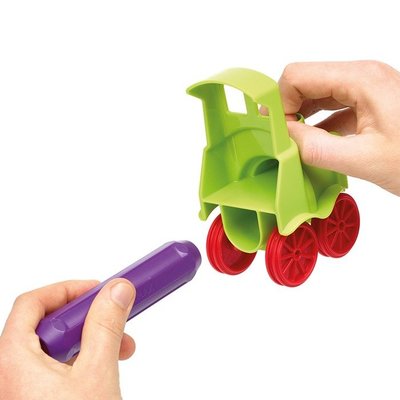 Jouets - Jeux de Construction - Mon 1 er train safari aimanté