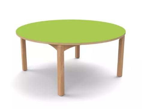 Table ronde 4 pieds T2 - Vert