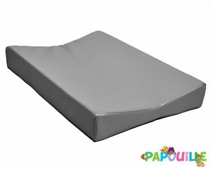 Change - Matelas à Langer - Matelas à langer incurvé galbé 50 x 70 cm en mousse pvc gris