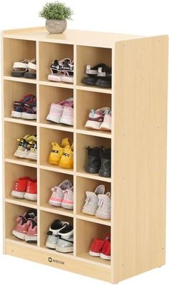 Mobilier - Meuble de rangement scolaire - Meuble à chaussures 15 cases