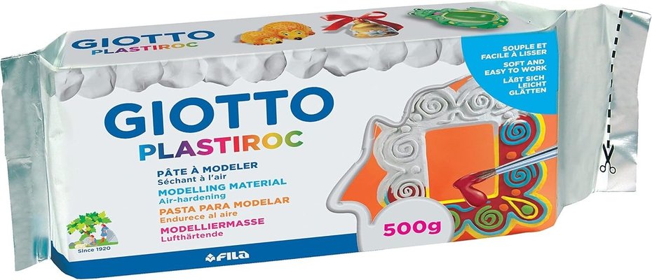 Jeux - Loisirs Créatifs  - Pâte à modeler autodurcissante - blanche