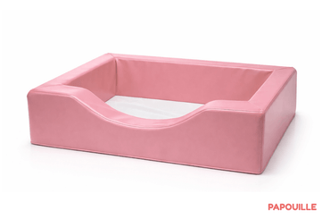 Couchage - Couchette Empilable pour Bébé et Enfant, Lit Gain de Place - Couchette empilable en mousse pvc 50 x 100 cm - Rose 