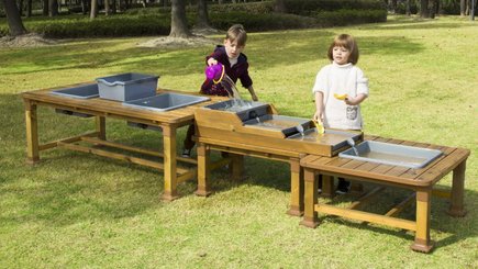 Mobilier - Mobilier extérieur - Set de 3 tables d'eau en plein air