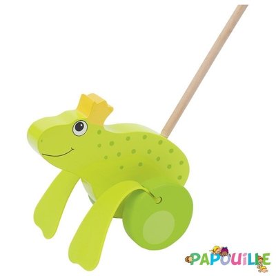 Jouets - Jouets à Pousser, à Tirer - Le roi des grenouilles à pousser