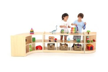 Mobilier - Meuble de rangement scolaire - étagère d'angle 45°