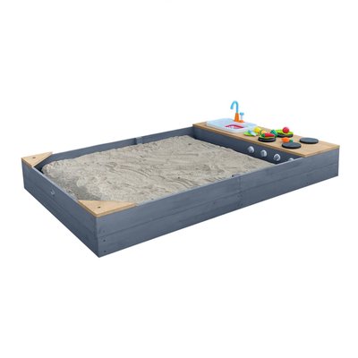 Jeux - Bac à Sable et Accessoires  - Bac à sable avec banc et jeux de cuisine