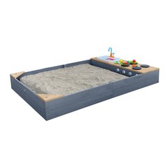 Jeux - Bac à Sable et Accessoires  - Bac à sable avec banc et jeux de cuisine