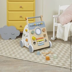 Jeux - Porteurs, Draisiennes, Marcheurs - Chariot multi-activités sweet cocoon en bois