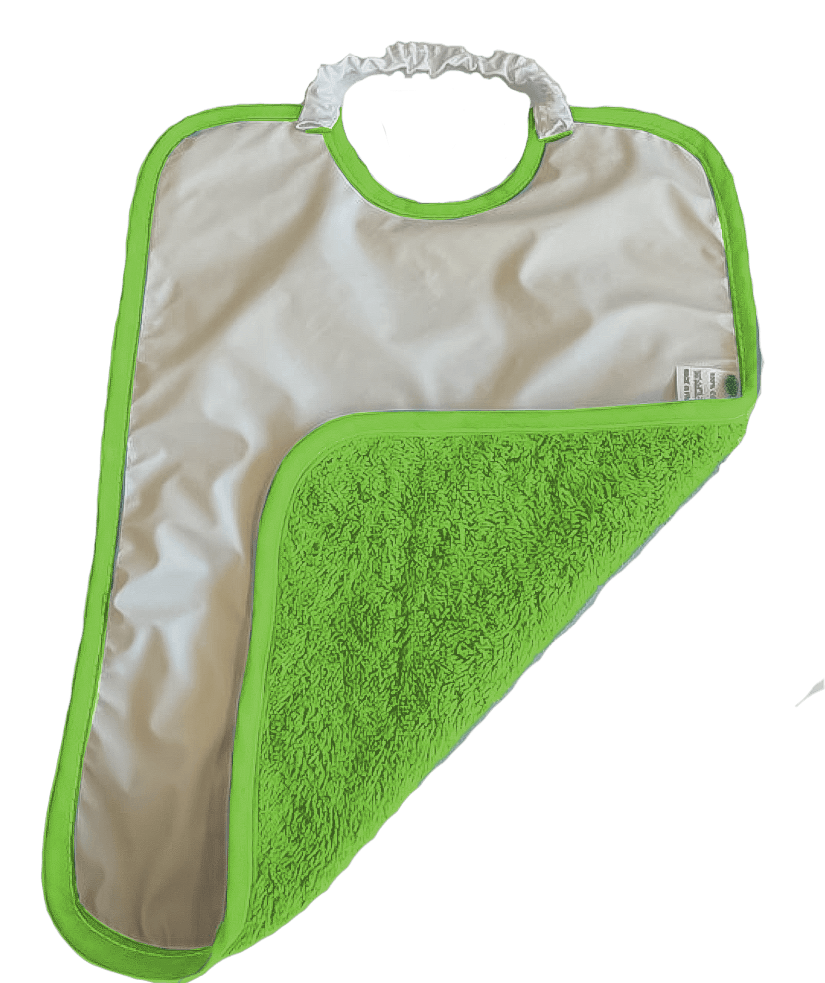 Bavoir électrique dos imperméable - 30 x 40 cm - Anis