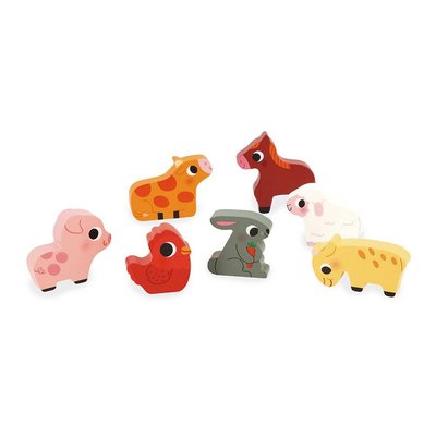 Jeux - Jeux Éducatifs et Puzzle - Puzzle 7 pièces - les animaux de la ferme