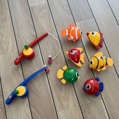 Jouets - Jouets d'Éveil - Pêche aux poissons magnétiques enfant ( tolo )