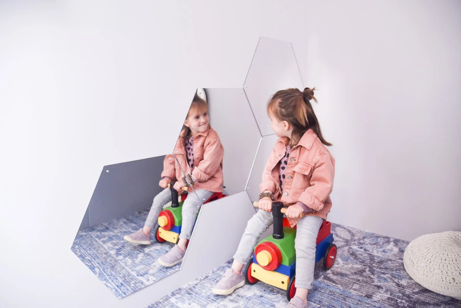 Miroir Enfant,Miroir Mural Incassable Miroir Acrylique Décoration
