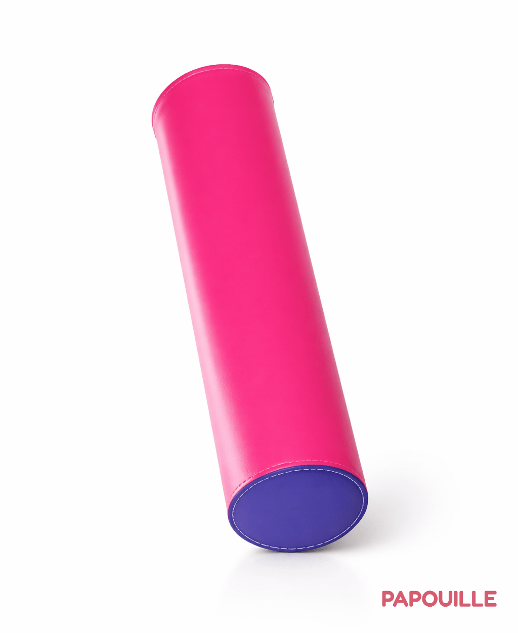 Module cylindre bicolore en mousse pvc diam. 15 cm x l. 60 cm fuchsia parme