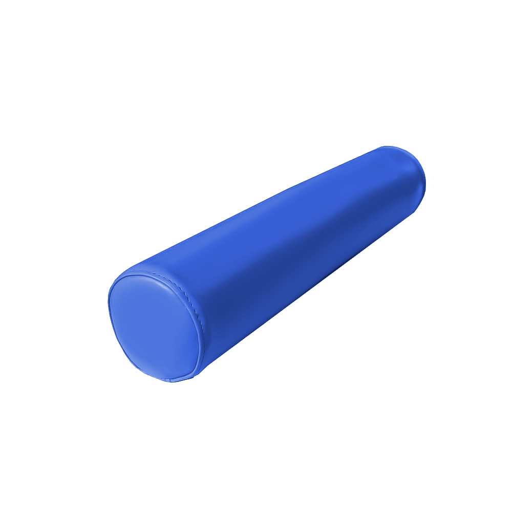 Module Gros Cylindre En Mousse PVC Diam. 30 X 120cm Bleu
