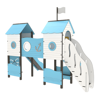 Mobilier - Aire de jeux et structure extérieure - Structure de jeux Mer Thalassa - Fixations courtes