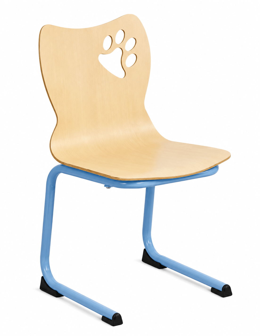 Chaise Alaska 2 pieds H35 cm - T3 - Bleu