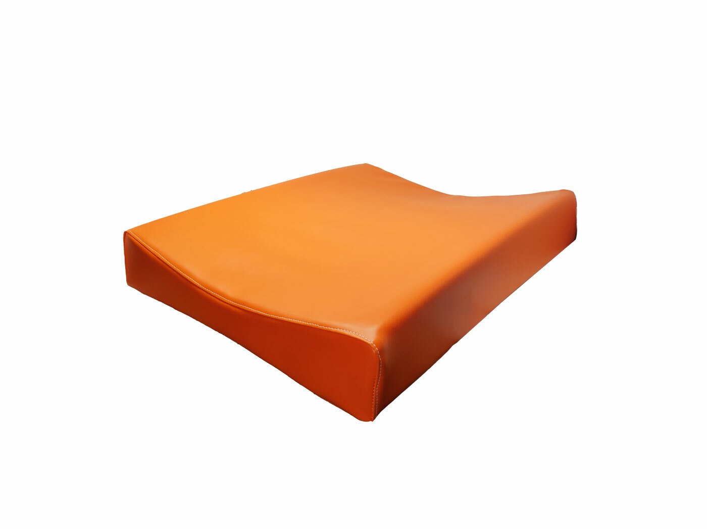 Matelas à langer incurvé galbé 50 x 70 cm en mousse pvc orange