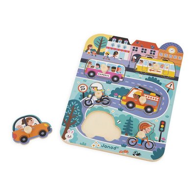 Jeux - Jeux Éducatifs et Puzzle - Puzzle city 6 pièces