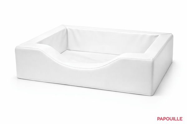 Couchage - Couchette Empilable pour Bébé et Enfant, Lit Gain de Place - Lit couchette en mousse pvc pour matelas 60x120cm blanc