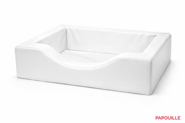 Couchage - Couchette Empilable pour Bébé et Enfant, Lit Gain de Place - Lit couchette en mousse pvc pour matelas 60x120cm blanc