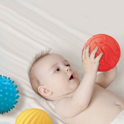 Motricité - Eveil Sensoriels et Tactiles - 3 balles tactiles sensorielles