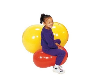Motricité - Motricité Fine - Destockage ballon gymnic physio roll 60 cm bleu