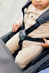 Puériculture - Poussette - Poussettes quadruple + Housse de pluie et pare soleil - Noir 