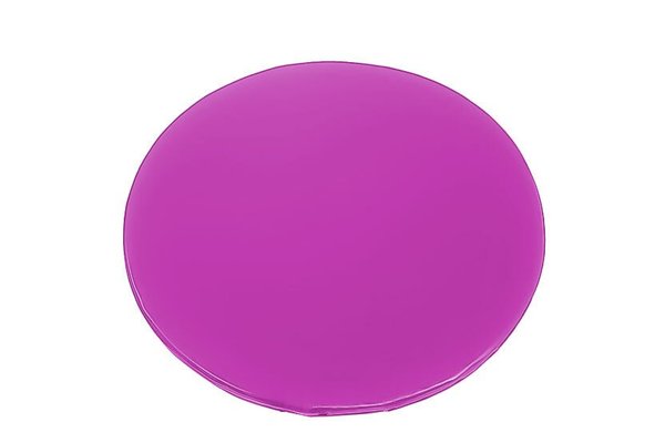Motricité - Tapis de motricité bébé et enfant - Tapis rond en mousse pvc diam.130cm x ep.3cm fuchsia
