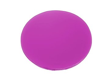 Motricité - Tapis de motricité bébé et enfant - Tapis rond en mousse pvc diam.130cm x ep.3cm fuchsia