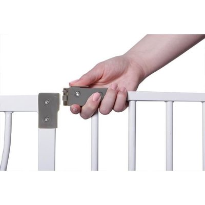 Médical et Prévention - Barrières de Sécurité Enfant - Barrière - Portillon avec rallonge 99 - 132,5 cm - Blanc