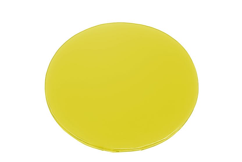 Tapis rond en mousse pvc diam.130cm x ep.3cm jaune