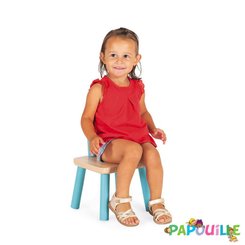 Mobilier - Chaise & fauteuil pour crèche - De // chaise / tabouret enfant en bois évolutive