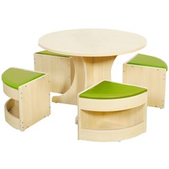 Mobilier - Table crèche et scolaire - Table ronde avec des sièges
