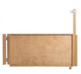 Mobilier - Barrière de séparation & Cloison crèche - Portillon bois droit sur roulette sur mesure - 800/1000 mm x H 750 mm x 21 mm
