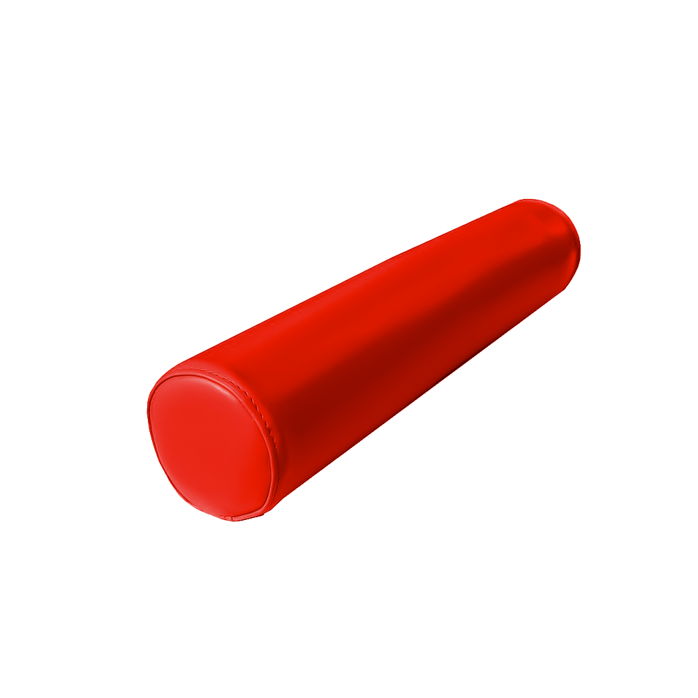 Module Gros Cylindre En Mousse PVC Diam. 30 X 120cm Rouge