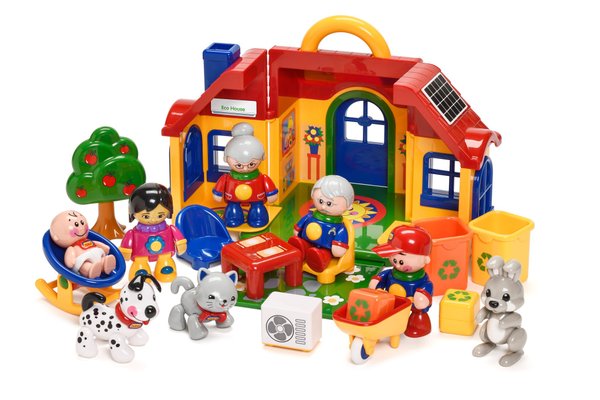 Jouets - Figurines - La maison tolo et figurines Tri