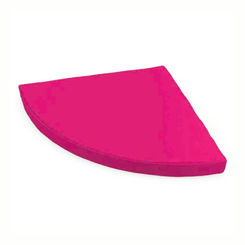 Motricité - Module de Motricité Bébé - Tapis d'angle à 90° 1/4 rond 40x40x3cm fuchsia
