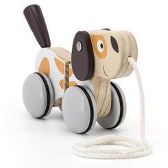 Jouets - Jouets à Pousser, à Tirer - Chien à tirer Poupy