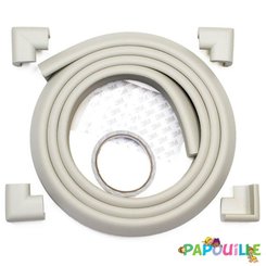 Médical et Prévention - Protection et Sécurité (EPI) - Rouleau mousse antichoc + 4 coins - gris clair