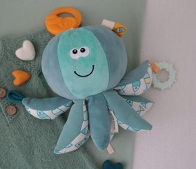 Jouets - Hochets et Jouets Sensoriels - DE // La pieuvre de manipulation