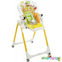 Puériculture - Chaise haute bébé et Siège Repas - Chaise haute prima pappa follow me 3 réglable en hauteur / fox