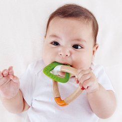 Jouets - Hochets et Jouets Sensoriels - DE // Double triangle de dentition