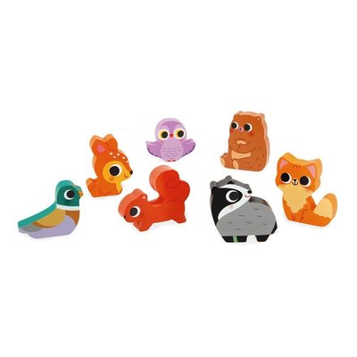 Jeux - Jeux Éducatifs et Puzzle - Puzzle Animaux de la Forêt 7 pièces