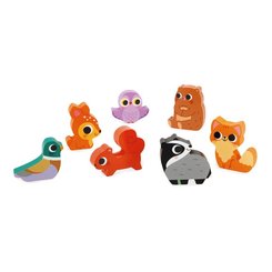 Jeux - Jeux Éducatifs et Puzzle - Puzzle Animaux de la Forêt 7 pièces