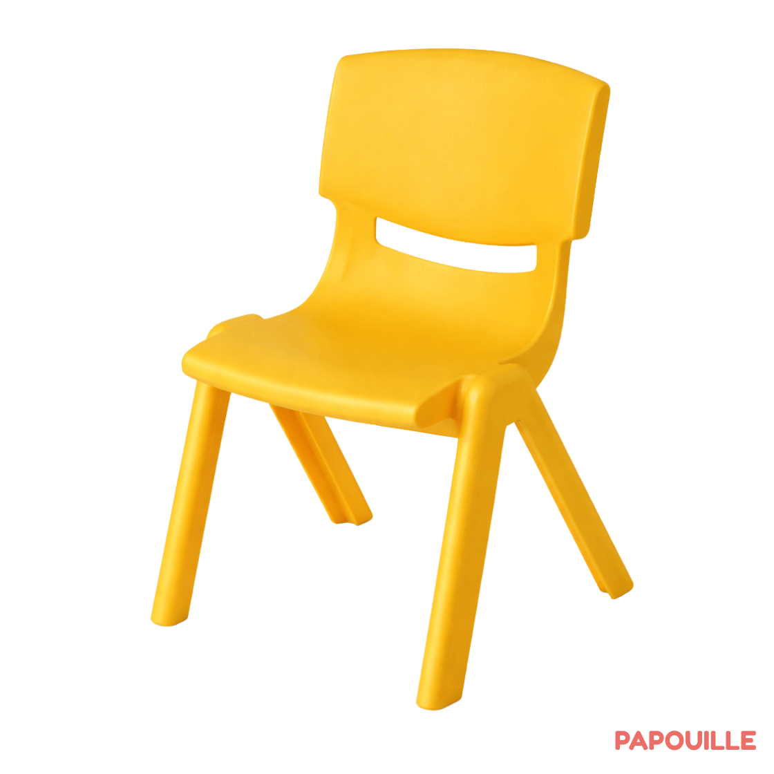 Chaise enfant monobloc T1 Jaune