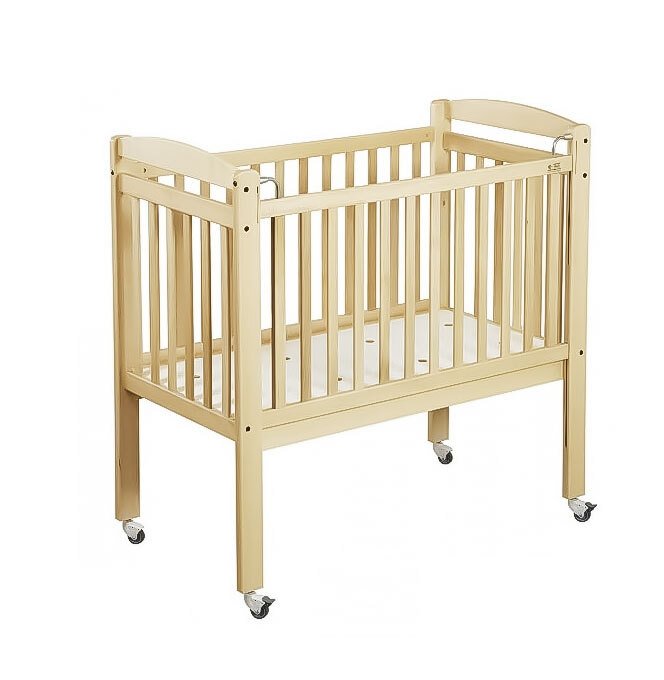 Lit crèche bois haut 120 x 60 cm naturel wkc