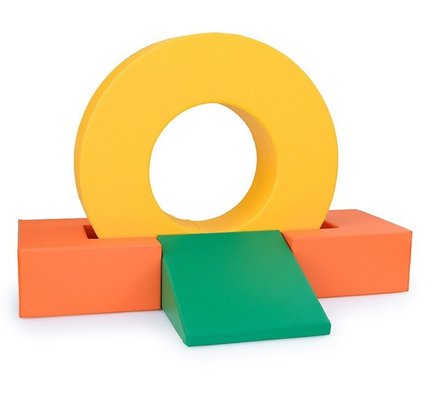 Motricité - Parcours de Motricité Maternelle - Parcours de motricité - Ensemble avec Roue - H 120 cm - V2