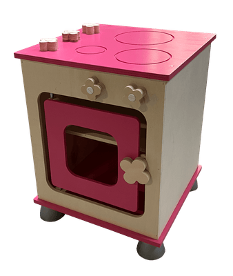 Mobilier - Mobilier de jeux d'imitation - Bloc de cuisson imitation cuisinière en bois